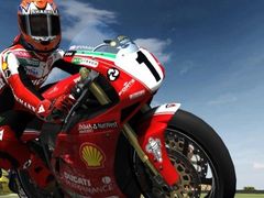 “在SBK X中种族作为Carl Fogarty