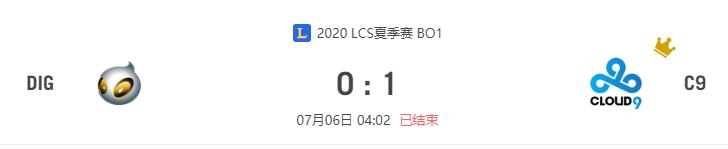 “2020LCS夏季赛DIG vs C9比赛介绍