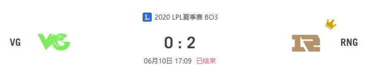 “2020LPL夏季赛VG vs RNG比赛介绍