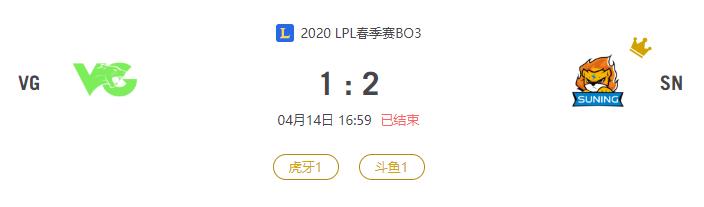 “2020LPL春季赛VG VS SN比赛介绍