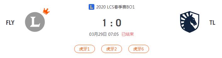 “2020LCS春季赛FLY VS TL比赛介绍