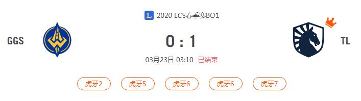 “2020LCS春季赛GGS VS TL比赛介绍