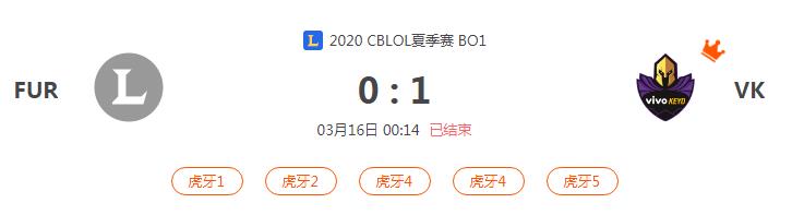 “2020CBLOL夏季赛FUR VS VK比赛介绍